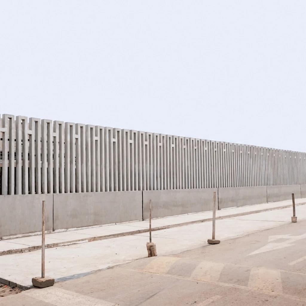 Postes de concreto prefabricados para cercos perimetrales