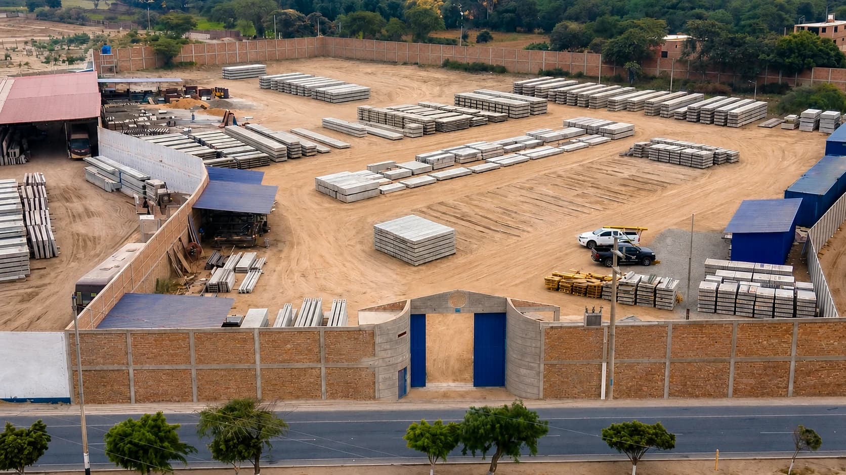 Planta de producción de prefabricados